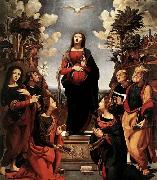 Piero di Cosimo Immaculate Conception with Saints oil on canvas